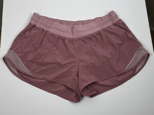 Lululemon Speed Up Short Mauve Rose Size 12 Running Lined